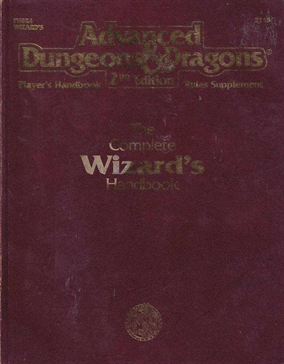Advanced Dungeons & Dragons 2nd Edition - Players Handbook Rules Supplement - The Complete Wizards handbook